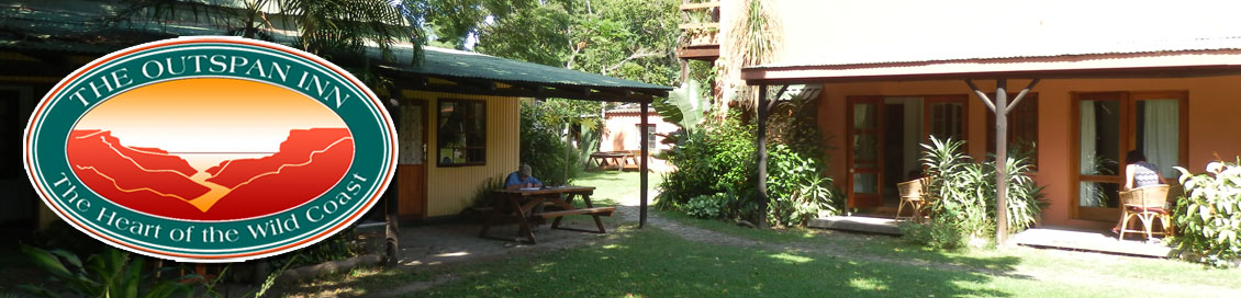 Accommodation in Port St Johns - exterior view of our self catering and Bed and Breakfast rooms.