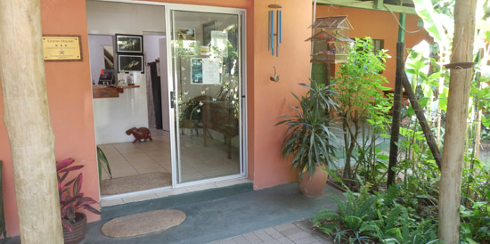 The Outspan Inn's reception