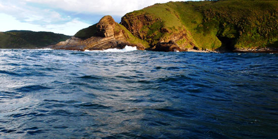 The Gap, at Second Beach in Port St Johns